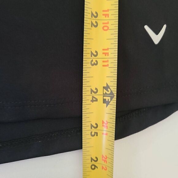 Callaway Opti Dri Womens Black Henley Athletic Golf Top Large - Picture 7 of 9